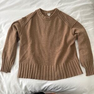 Arket Camel Wool Sweater